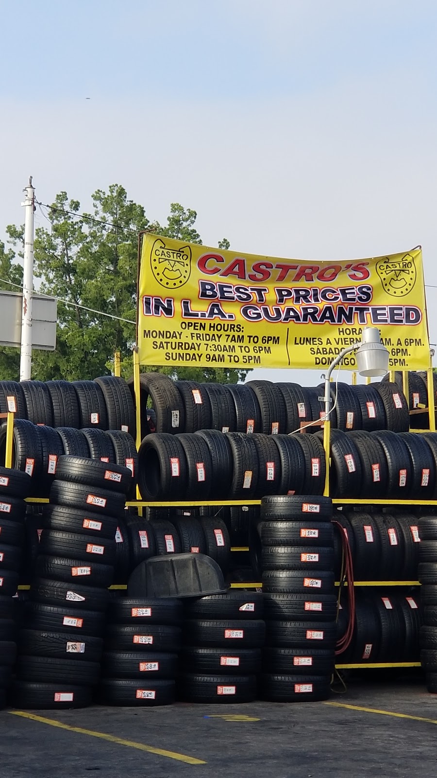 Castro Discount Tires | 8100 Atlantic Ave, Cudahy, CA 90201, USA | Phone: (323) 771-7155