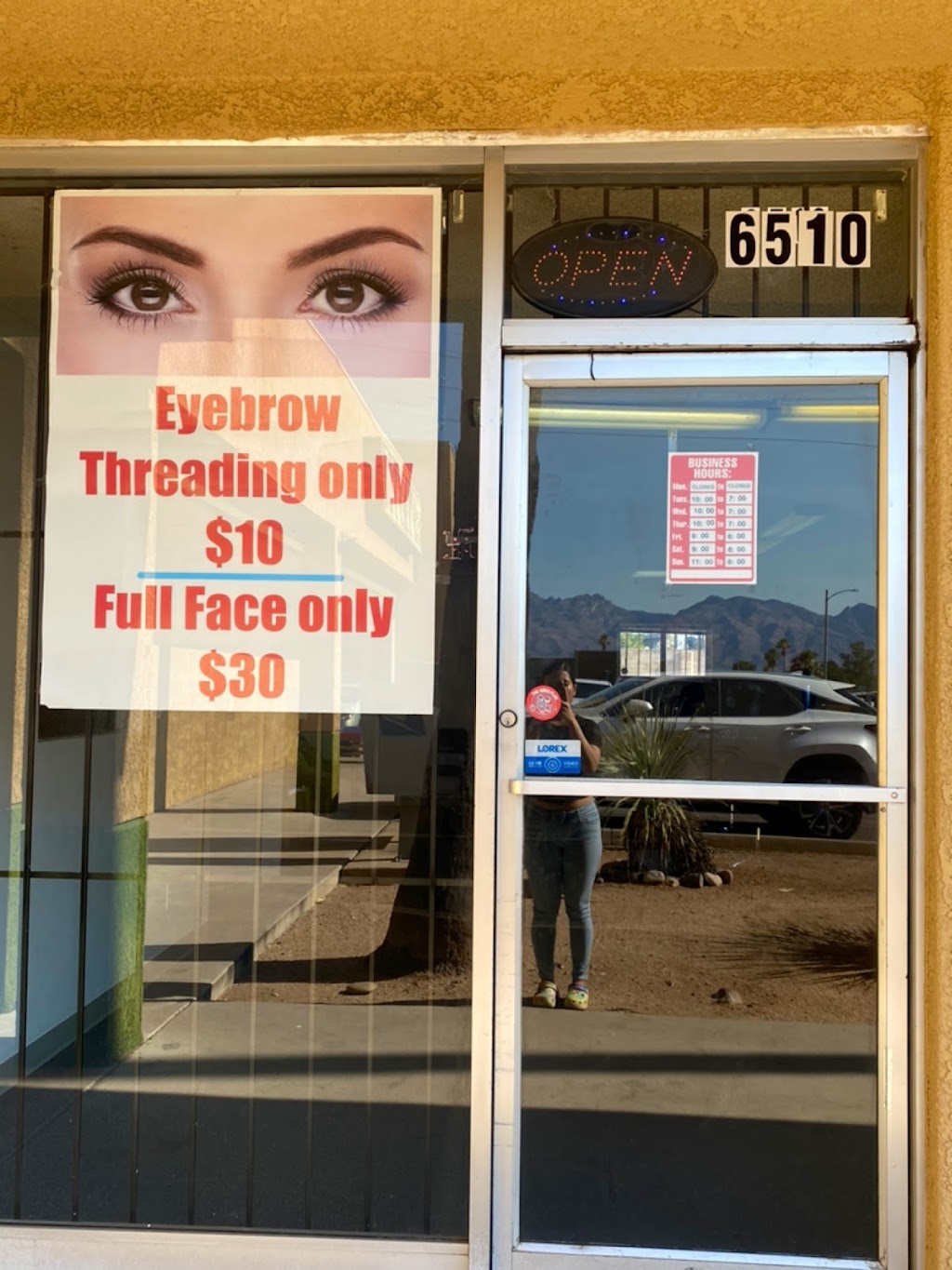 Better Eyebrow Threading LLC | 6510 E 22nd St, Tucson, AZ 85710, USA | Phone: (520) 241-6177