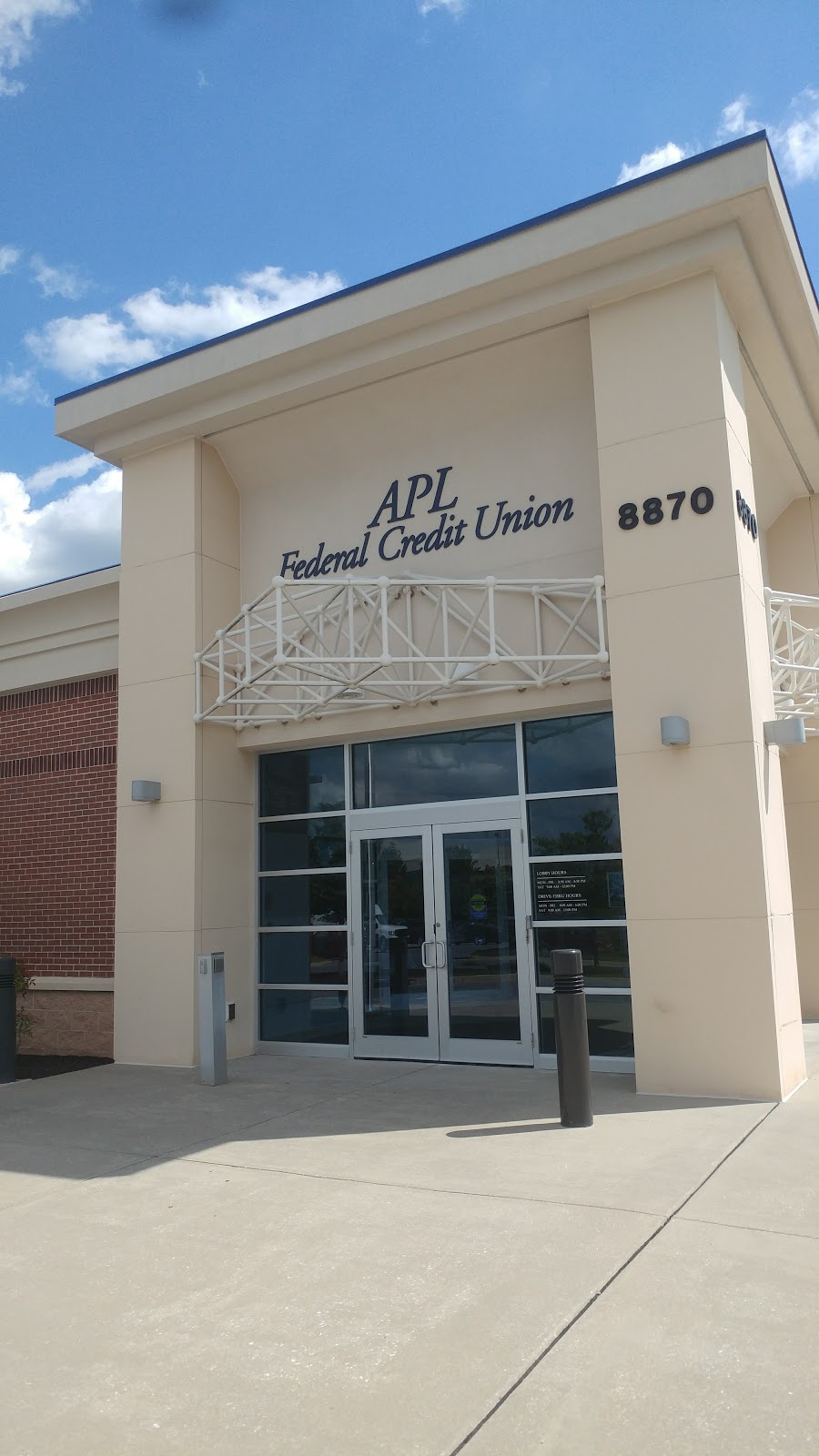 APL Federal Credit Union | 8870 McGaw Rd, Columbia, MD 21045, USA | Phone: (410) 309-3500