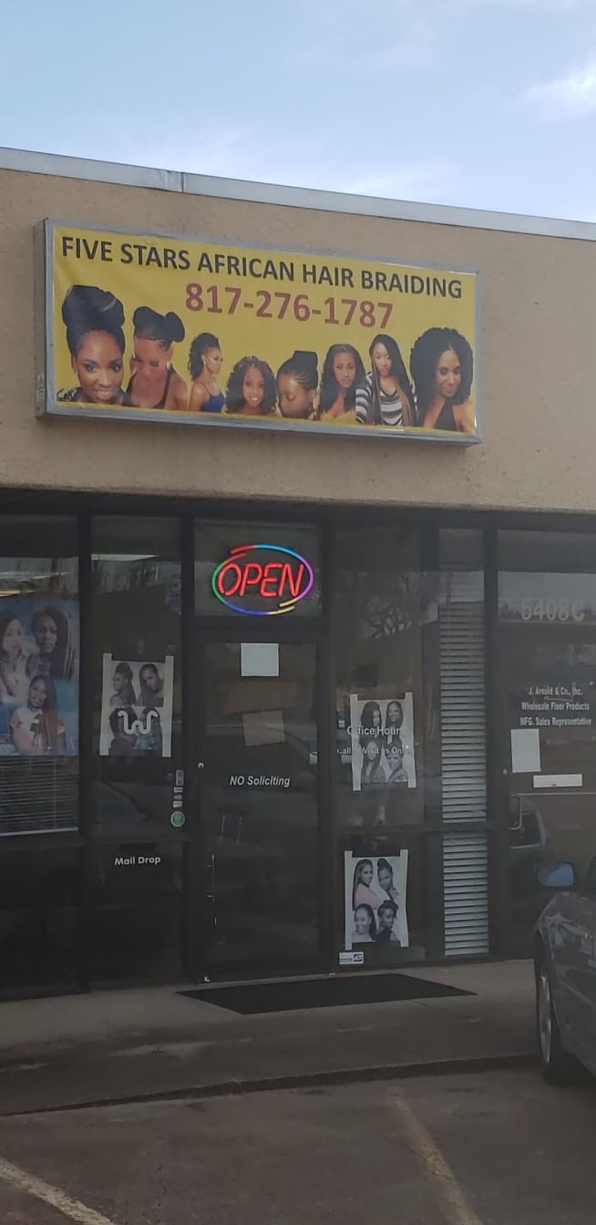 AFRICAN HAIR BRAIDING FIVE STAR | 5408 W Arkansas Ln A, Arlington, TX 76016, USA | Phone: (817) 276-1787