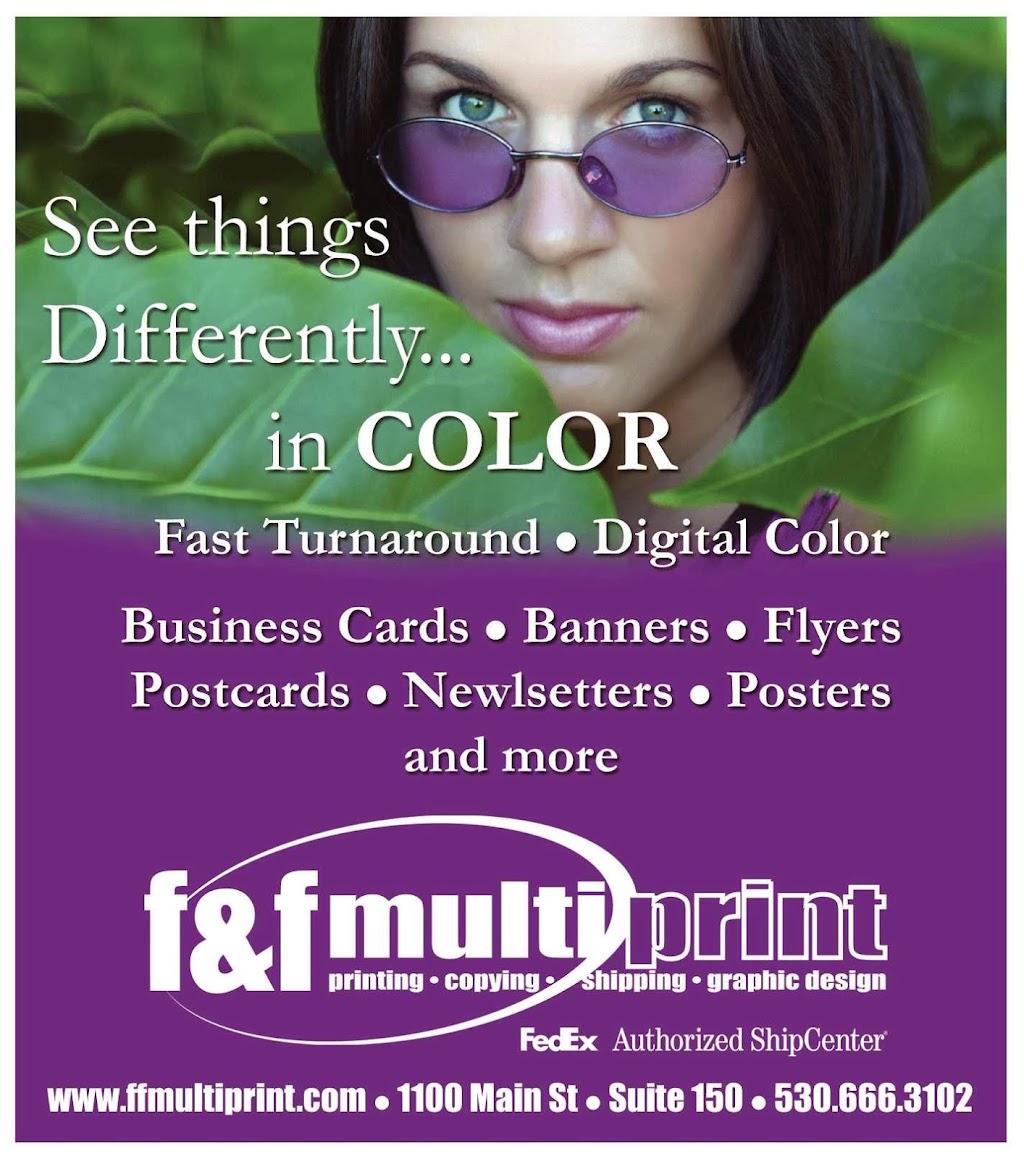 F&F Multiprint | 1301 E Beamer St STE D, Woodland, CA 95776, USA | Phone: (530) 666-3102