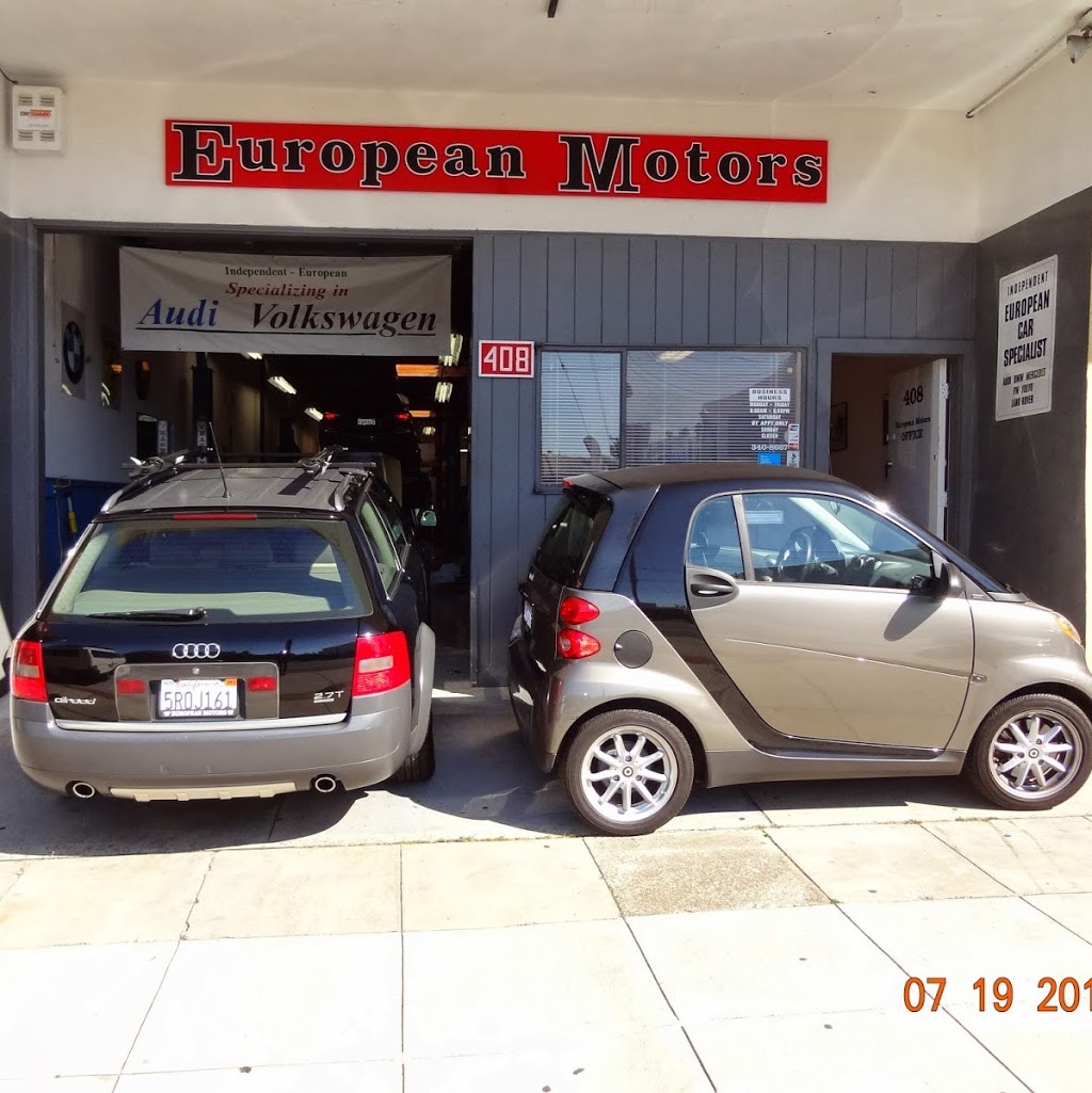 European Motors | 1201 Shasta St, Redwood City, CA 94063, USA | Phone: (650) 340-8667