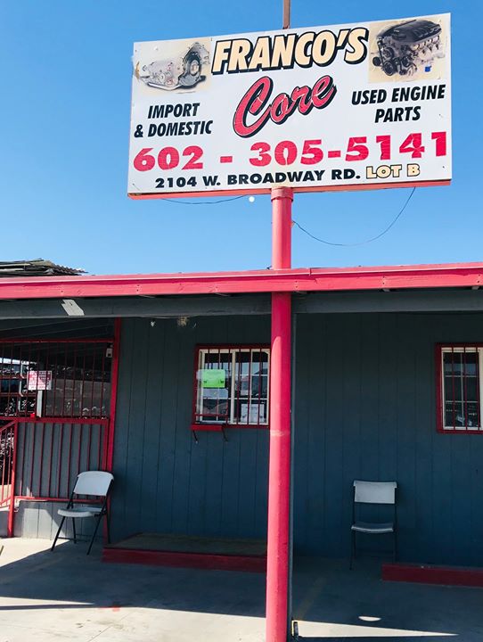 Francos Core | 2104 W Broadway Rd Lot B, Phoenix, AZ 85041, USA | Phone: (602) 305-5141