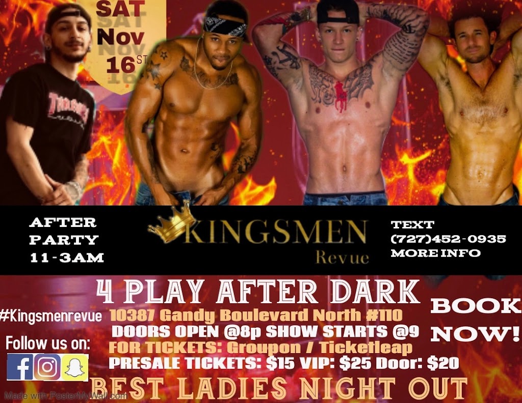 4 Play After Dark | 10387 Gandy Blvd N #110, St. Petersburg, FL 33702, USA | Phone: (727) 577-3333