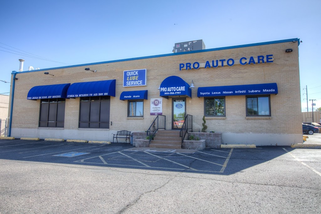 Pro Auto Care | 2030 S Dahlia St, Denver, CO 80222, USA | Phone: (303) 758-7767