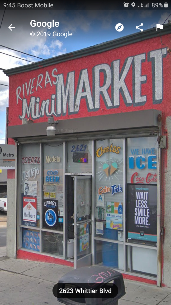 Riveras Mini Market | 2621 Whittier Blvd, Los Angeles, CA 90023, USA | Phone: (323) 490-8415