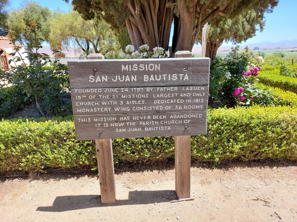 San Juan Bautista State Historic Park | 19 Franklin St, San Juan Bautista, CA 95045, USA | Phone: (831) 623-4881