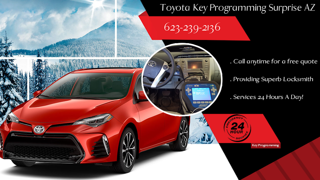 Toyota Key Programming Surprise AZ | 12677 W Smokey Dr, Surprise, AZ 85378, USA | Phone: (623) 239-2136