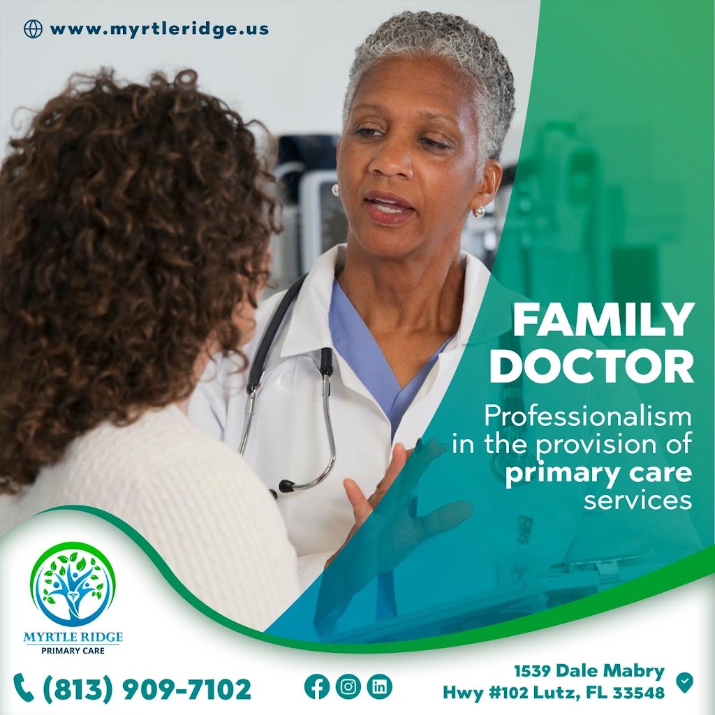 Myrtle Ridge Primary Care PA | 1539 Dale Mabry Hwy # 102, Lutz, FL 33548, USA | Phone: (813) 909-7102