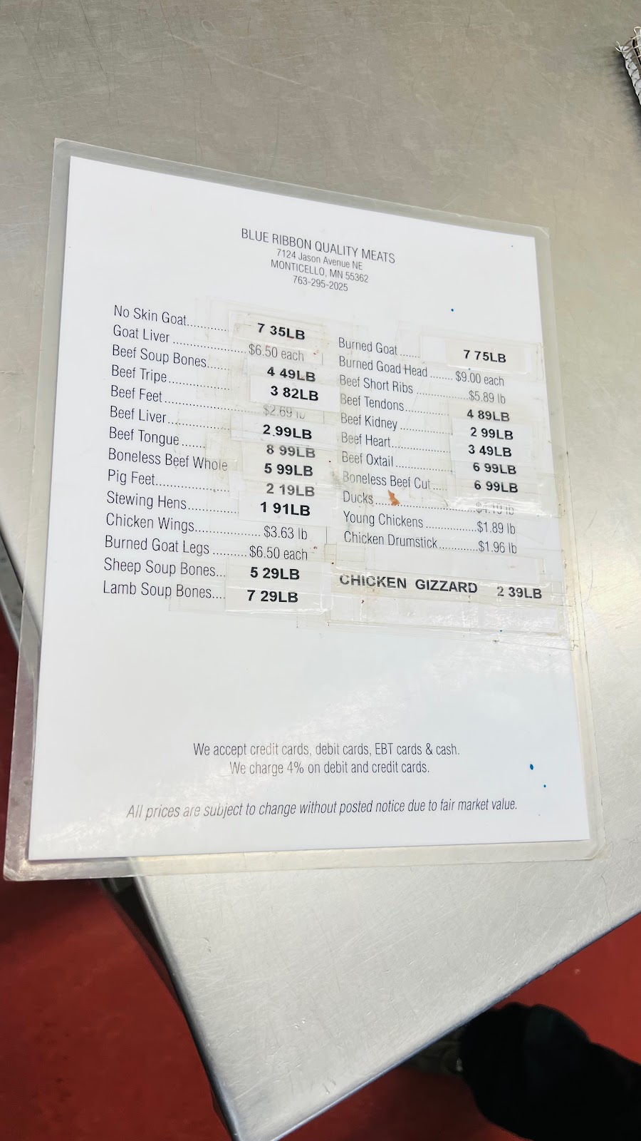 Blue Ribbon Quality Meats LLC | 7124 Jason Ave NE, Monticello, MN 55362, USA | Phone: (763) 295-2025 Blue Ribbon Quality Meats LLC | 7124 Jason Ave NE, Monticello, MN 55362, USA | Phone: (763) 295-2025