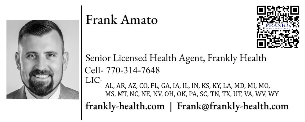 Frankly health insurance | 425 Beckenham Walk Dr, Dacula, GA 30019, USA | Phone: (770) 314-7648