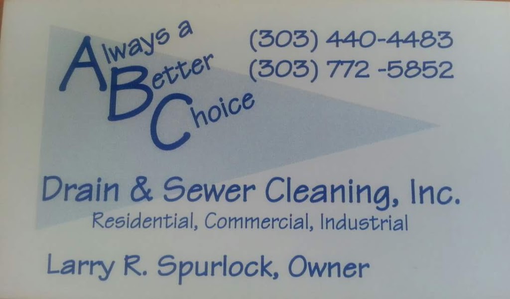 ABC Drain & Sewer Cleaning | PO Box 25, Broomfield, CO 80038, USA | Phone: (303) 440-4483