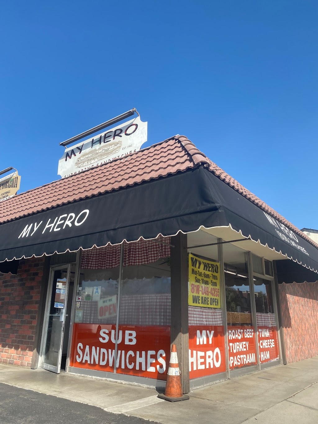 My Hero Sandwiches | 9514 Reseda Blvd, Northridge, CA 91324, USA | Phone: (818) 349-4255