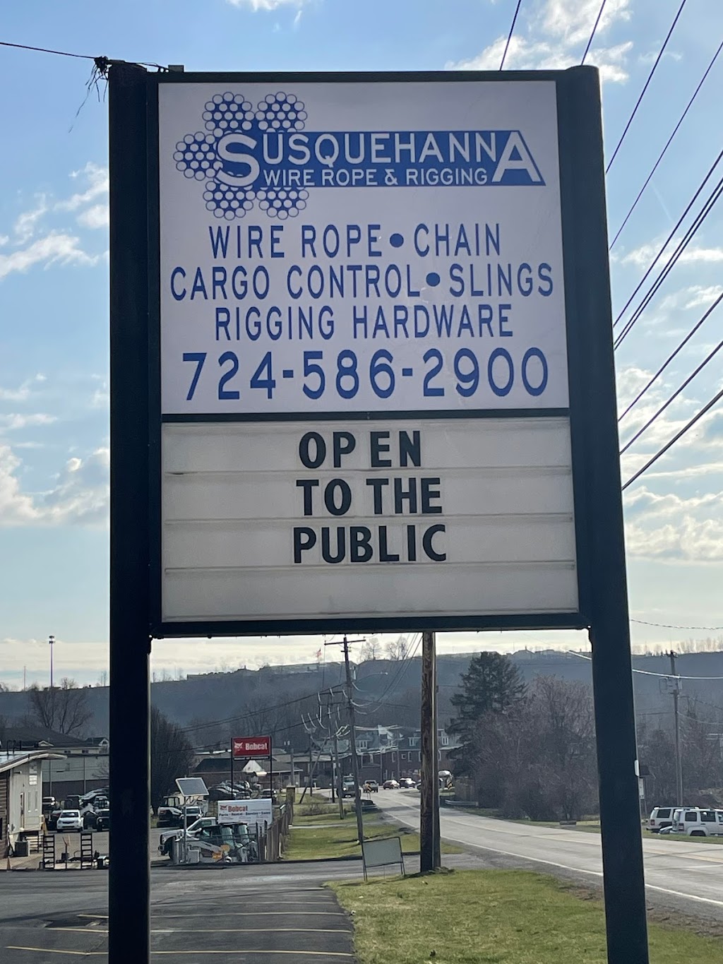 Susquehanna Wire Rope & Rigging | 270 Country Club Rd, Meadowlands, PA 15347, USA | Phone: (724) 586-2900