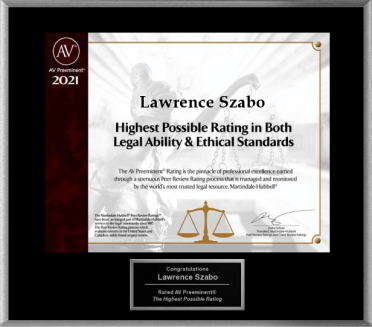 The Law Offices of Lawrence J. Szabo | 21900 Burbank Blvd Suite 300, Woodland Hills, CA 91367, USA | Phone: (877) 648-9192