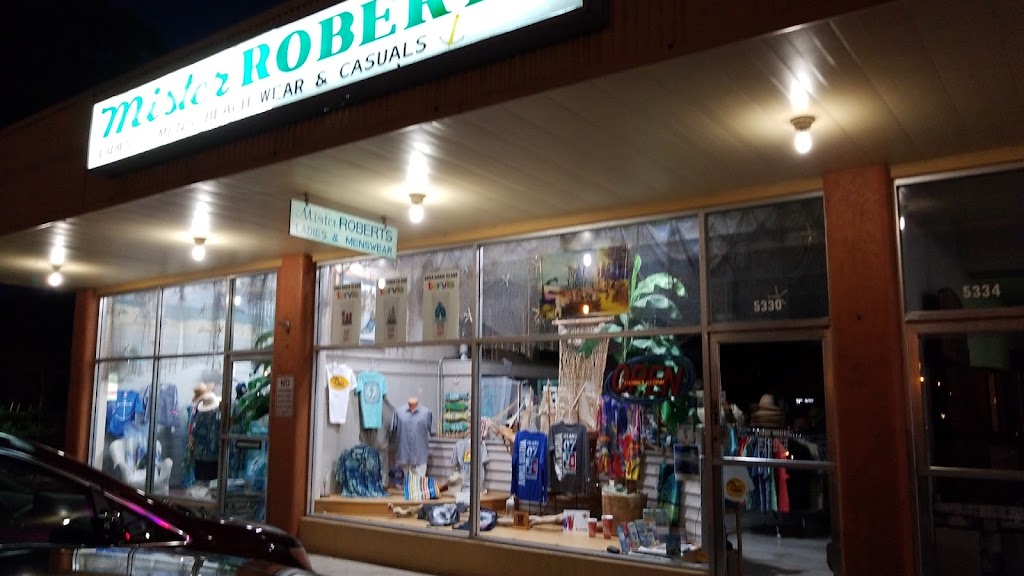 Mister Roberts Resort Wear | 5330 Gulf Dr, Holmes Beach, FL 34217 | Phone: (941) 778-4505