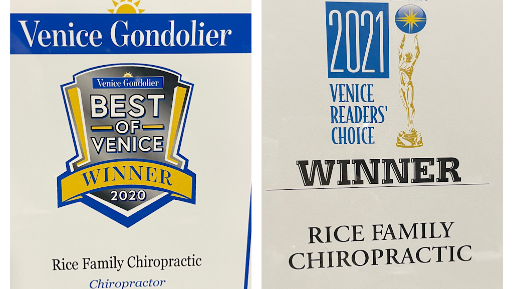 RFC - Rice Family Chiropractic | 1500 E Venice Ave #405, Venice, FL 34292, USA | Phone: (941) 484-0940