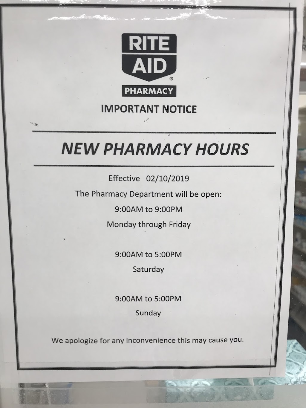 Rite Aid Pharmacy | 214 Lockport St, Youngstown, NY 14174, USA | Phone: (716) 745-3313