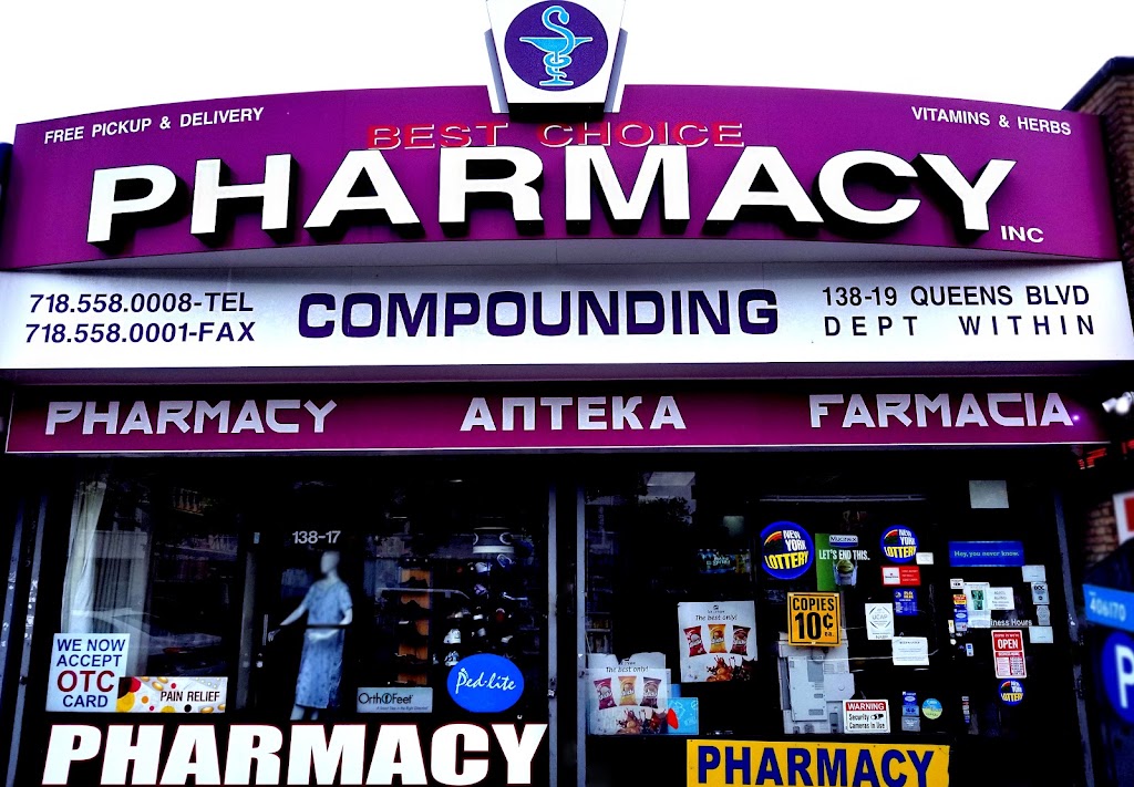 Best Choice Pharmacy | 138-19 Queens Blvd, Jamaica, NY 11435, USA | Phone: (718) 558-0008