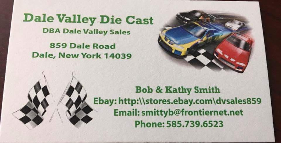Dale Valley Diecast | 859 Dale Rd, Dale, NY 14039, USA | Phone: (585) 739-6523