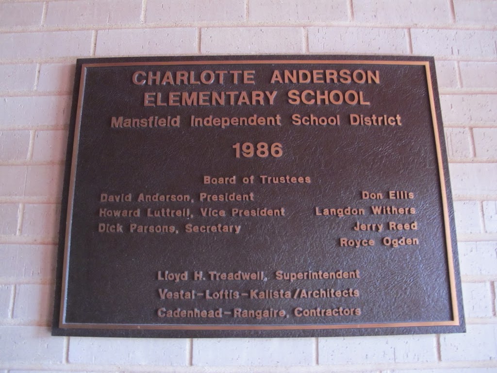 Charlotte Anderson Elementary School | 2122 W Nathan Lowe Rd, Arlington, TX 76017 | Phone: (817) 299-7760