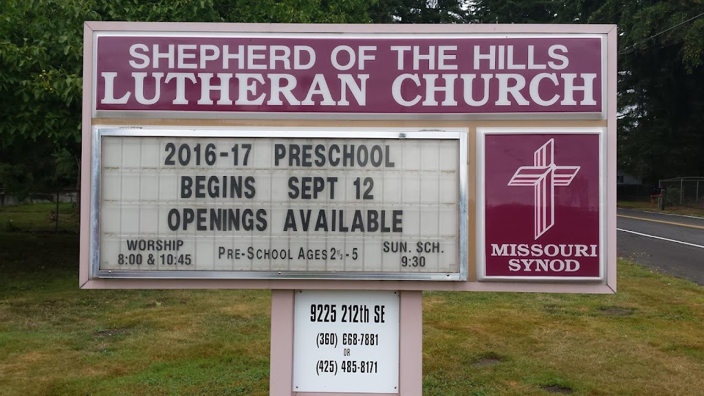 Shepherd of the Hills Preschool | 9225 212th St SE, Snohomish, WA 98296, USA | Phone: (360) 668-7881