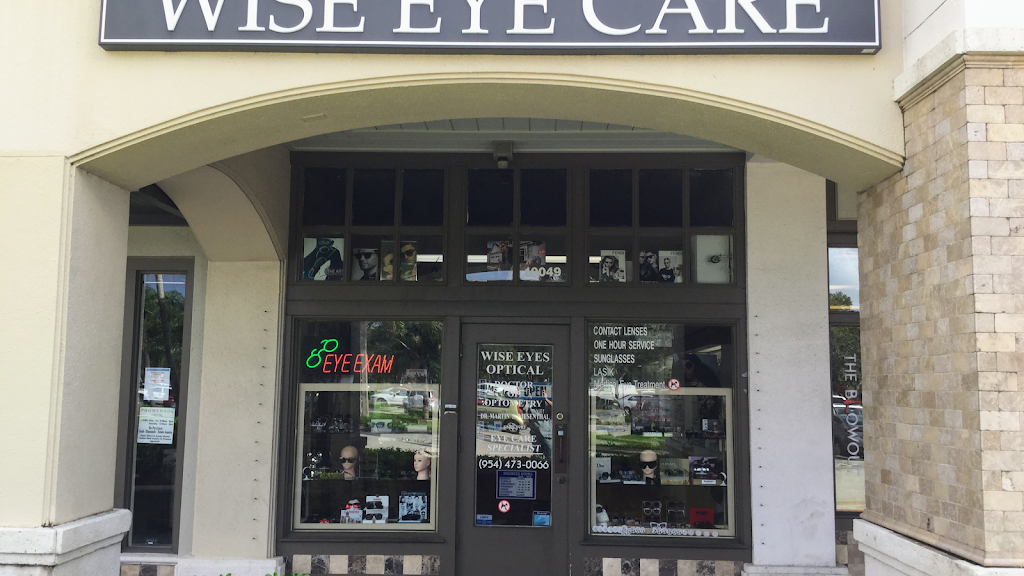 Wise Eyes Optical & Vision Center | Publix Promenade Plaza, 10049 Cleary Blvd, Plantation, FL 33324, USA | Phone: (954) 473-0066