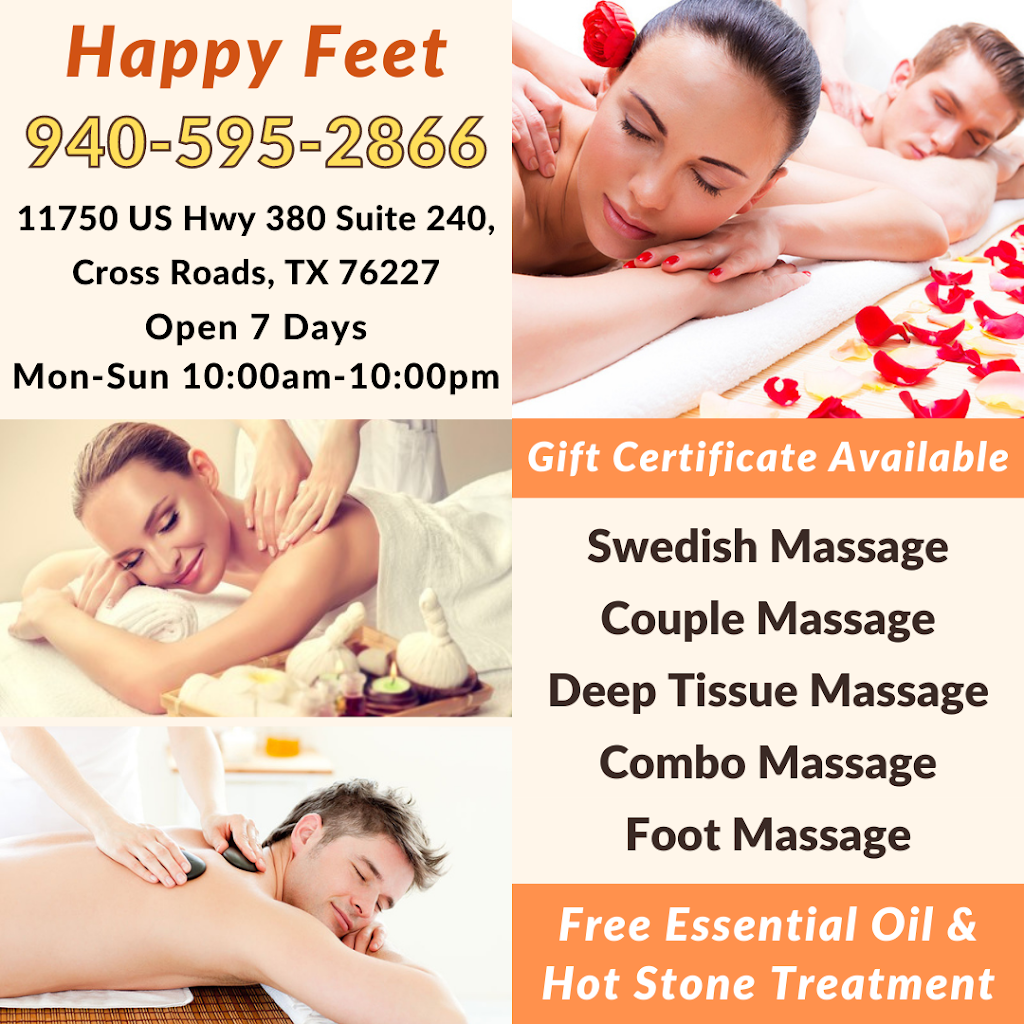 Happy Feet | 11750 US-380 suite 240, Cross Roads, TX 76227, USA | Phone: (940) 595-2866