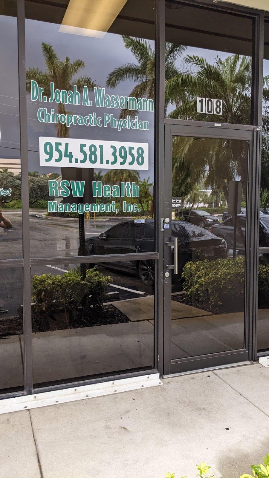 Dr. Jonah A. Wassermann | 4343 S State Rd 7 Suite 108, Fort Lauderdale, FL 33314, USA | Phone: (954) 676-1274