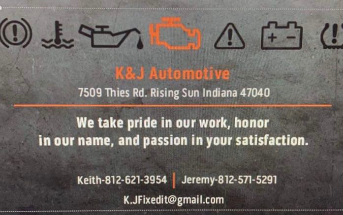 K&J Auto - car repair  | Photo 1 of 10 | Address: 7509 Thies Rd, Rising Sun, IN 47040, USA | Phone: (812) 571-5291