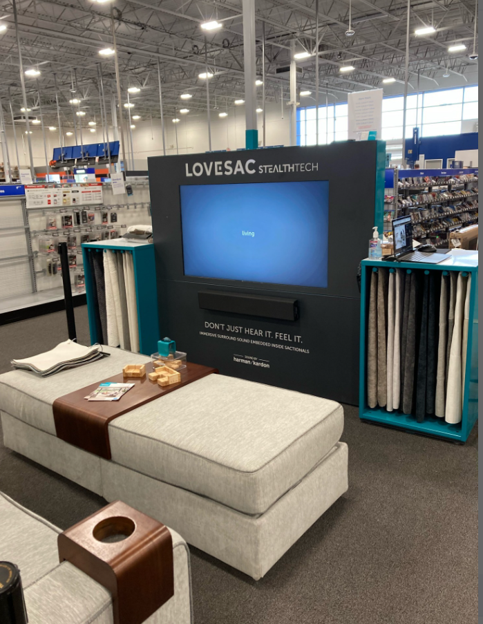 Lovesac in Best Buy Mid Rivers | 5651 S Service Rd, St Peters, MO 63376, USA | Phone: (636) 485-6600