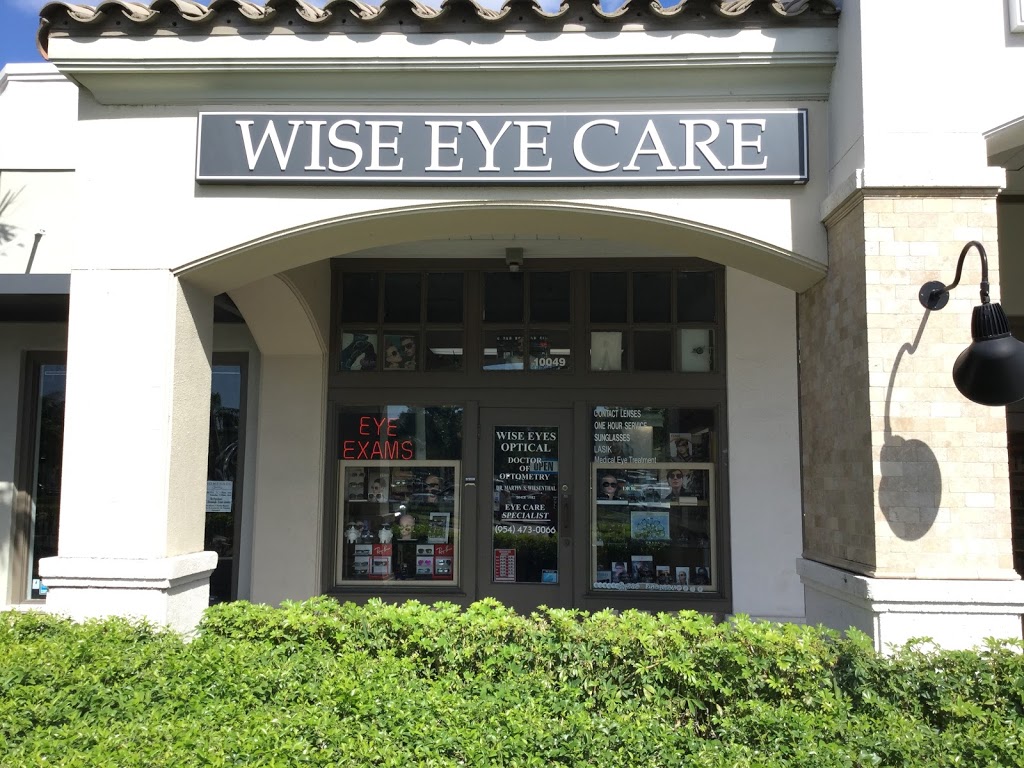 Wise Eyes Optical & Vision Center | Publix Promenade Plaza, 10049 Cleary Blvd, Plantation, FL 33324, USA | Phone: (954) 473-0066