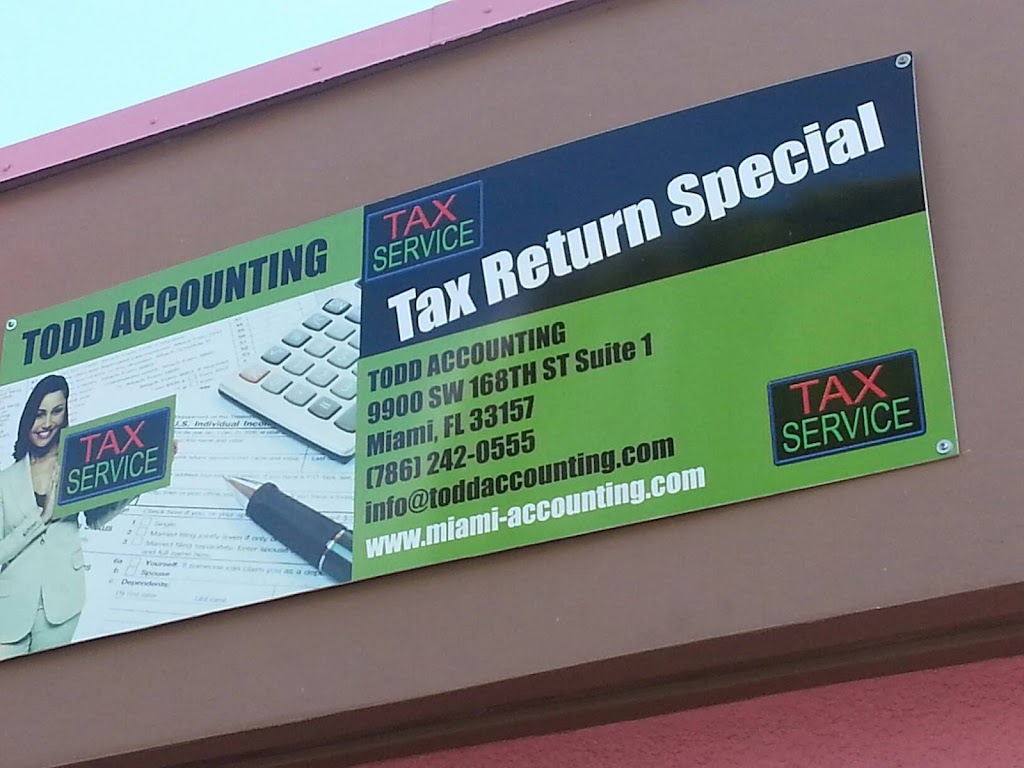 Todds Accounting Services | 18001 Old Cutler Rd Suite 454, Miami, FL 33157, USA | Phone: (877) 827-1040