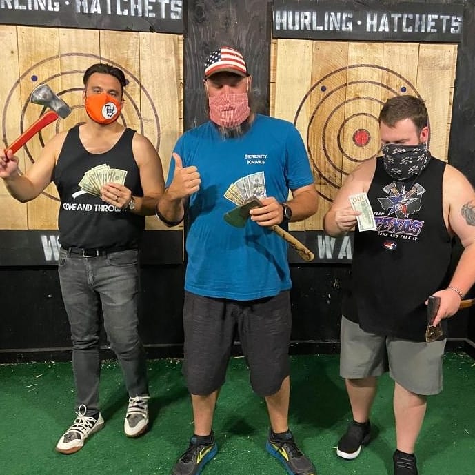 Hurling Hatchets Axe Throwing | 12344 Gulf Fwy Ste L, Houston, TX 77034, USA | Phone: (281) 612-2447