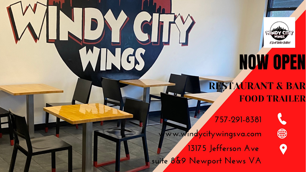 Windy City Wings | 13175 Jefferson Ave STE 8, Newport News, VA 23608, USA | Phone: (757) 291-8381