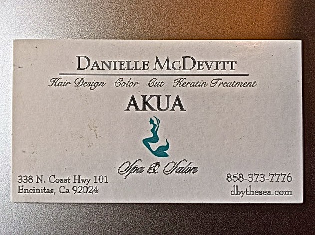 Dbythesea Hair Design at AKUA Salon | 338 N Coast Hwy 101, Encinitas, CA 92024, USA | Phone: (858) 314-8225