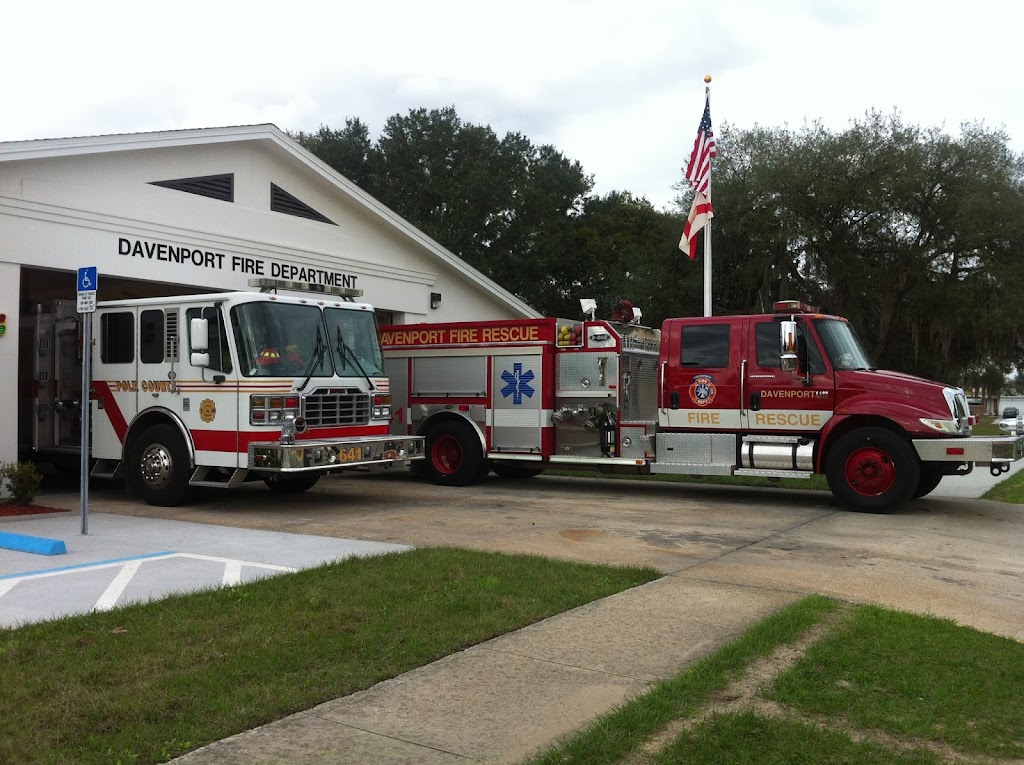 Davenport Fire Station 1 | 112 Palmetto St W, Davenport, FL 33837, USA | Phone: (863) 419-3305