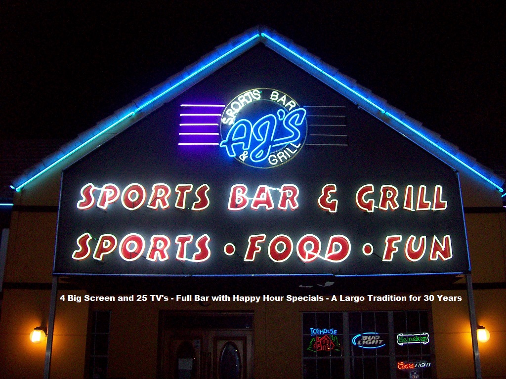 AJs Sports Bar & Grill | 7210 Ulmerton Rd A, Largo, FL 33771, USA | Phone: (727) 539-6760