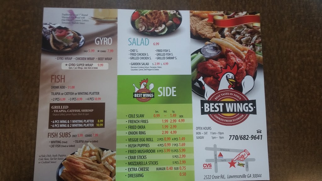 BEST WINGS | 2522 Cruse Rd NW, Lawrenceville, GA 30044 | Phone: (770) 682-9641
