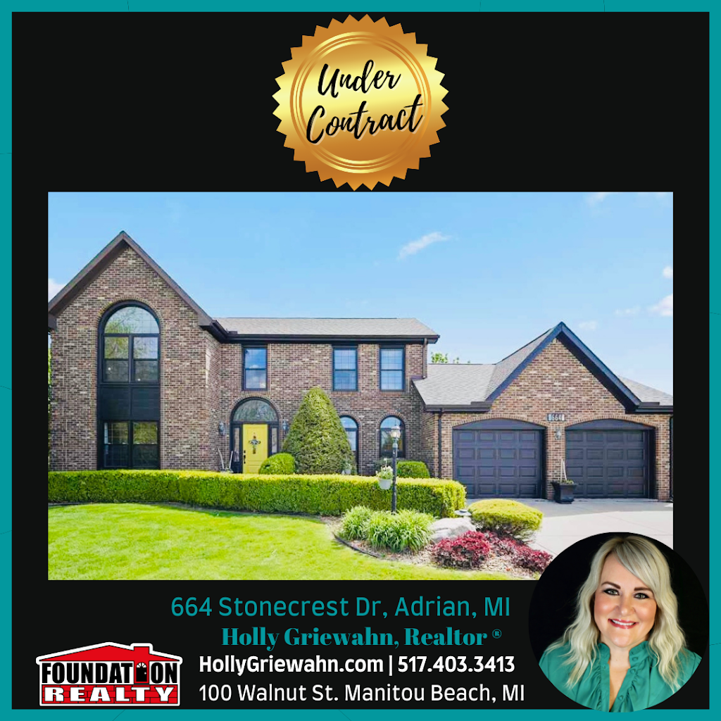 Holly Griewahn, Realtor ️ - Foundation Realty | 100 Walnut St, Manitou Beach-Devils Lake, MI 49253, USA | Phone: (517) 403-3413