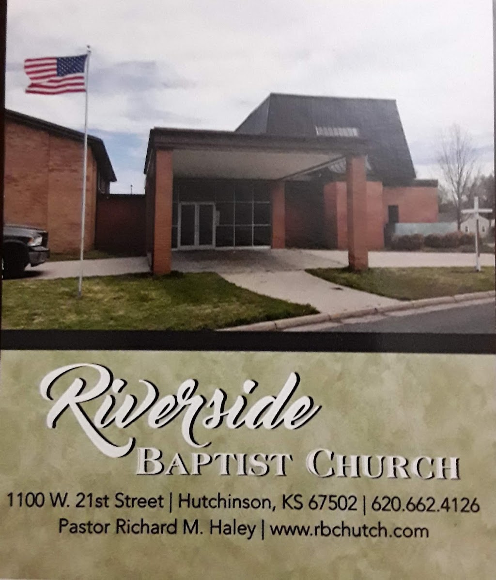 Riverside Baptist church | 1100 W 21st Ave, Hutchinson, KS 67502, USA | Phone: (620) 662-4126