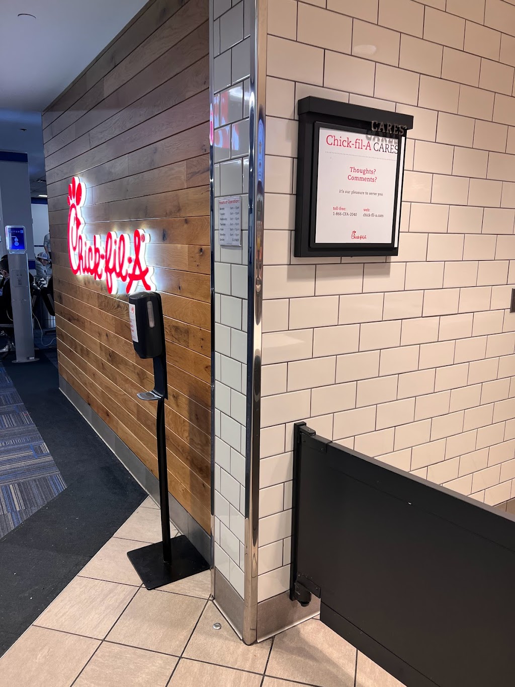 Chick-fil-A | 1 Saarinen Cir Terminal D, Dulles, VA 20166, USA | Phone: (703) 572-9800