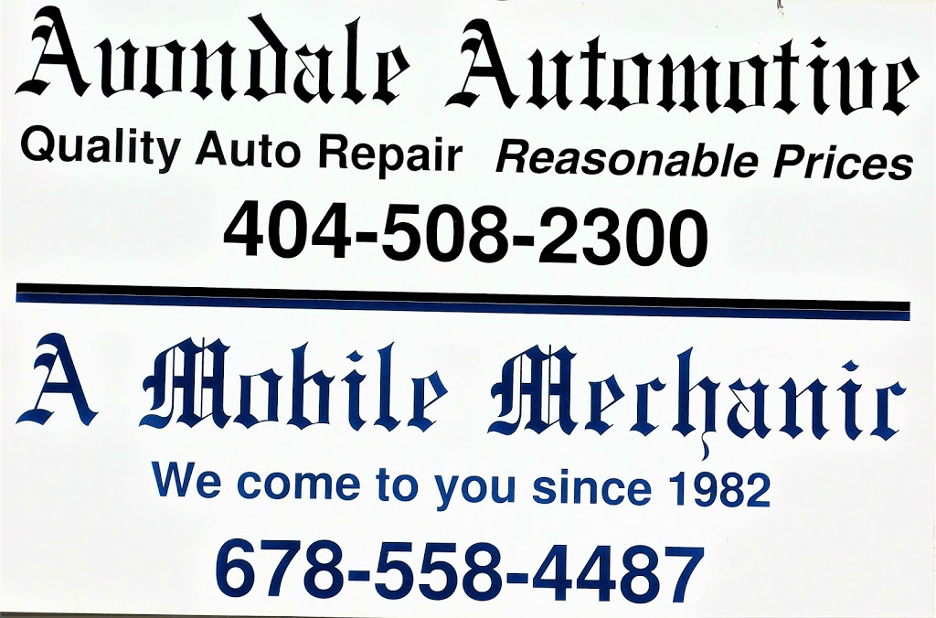 Avondale Automotive | 4683 Redan Rd, Stone Mountain, GA 30083, USA | Phone: (404) 508-2300
