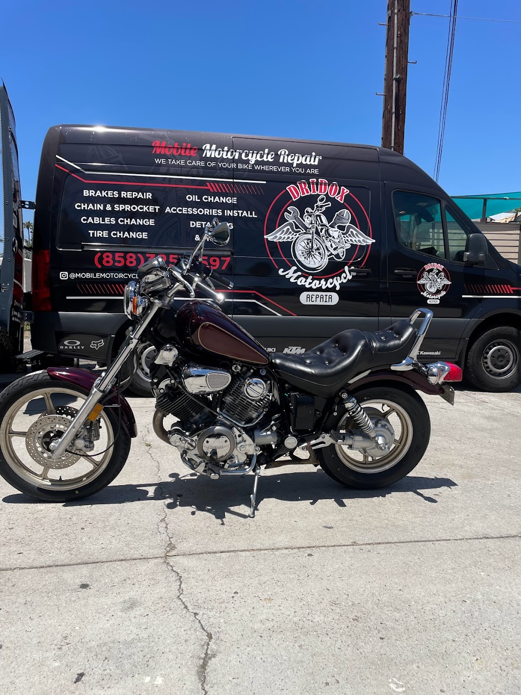 Dridox Mobile Motorcycle Wash&Repair | 30012 Old Hwy 395, Escondido, CA 92026, USA | Phone: (858) 325-9597