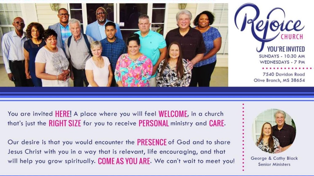 Rejoice Church | 7540 Davidson Rd, Olive Branch, MS 38654, USA | Phone: (662) 893-0572