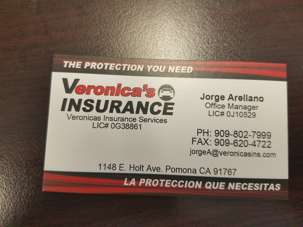 Veronicas Insurance Pomona | 1148 E Holt Ave, Pomona, CA 91767, USA | Phone: (909) 906-9231