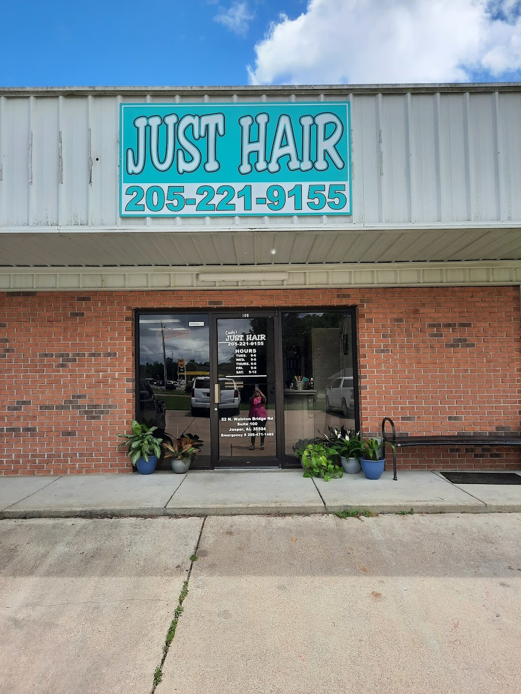 Just Hair | 52 N Walston Bridge Rd Suite 100, Jasper, AL 35504, USA | Phone: (205) 221-9155