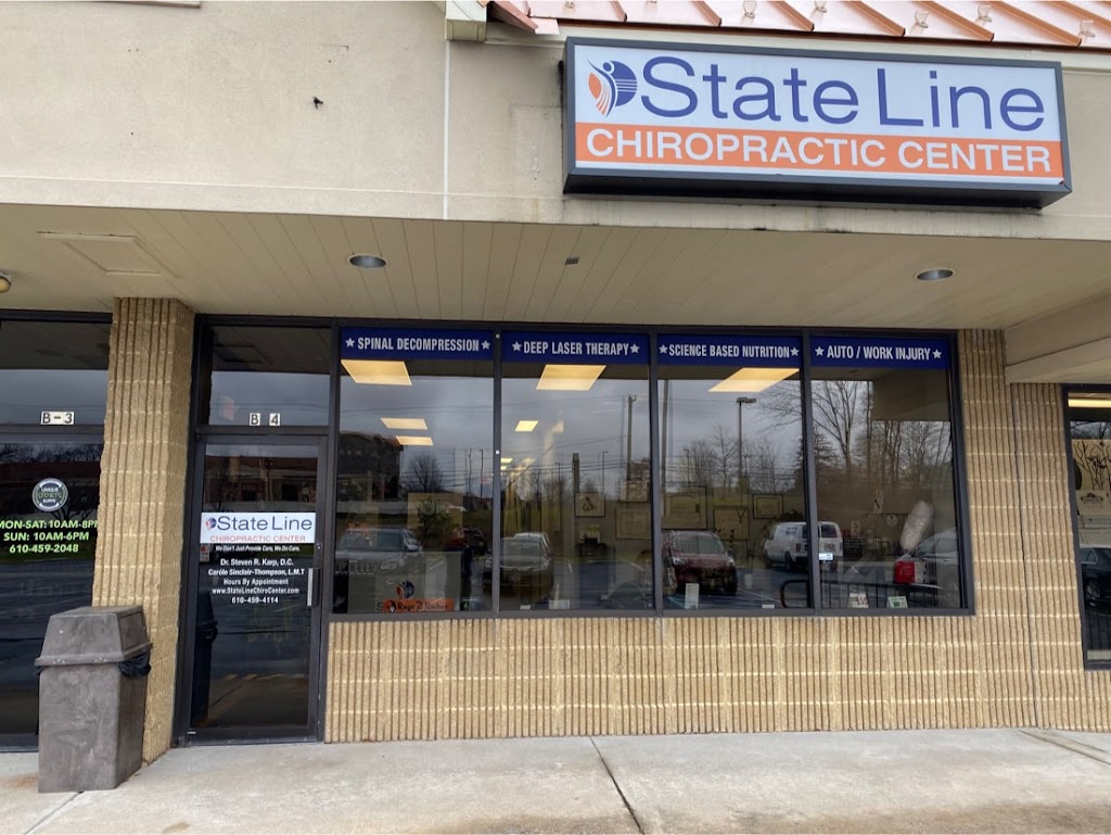 State Line Chiropractic Center | 364 Wilmington Pike Suite B4, Glen Mills, PA 19342, USA | Phone: (610) 459-4114