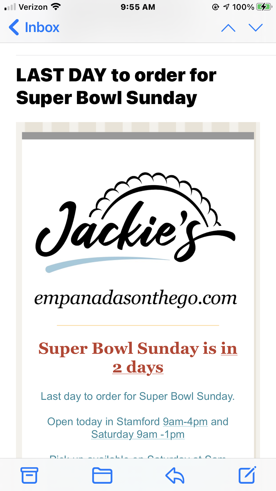 Jackie’s Empanadas On The Go | 75 3rd St, Stamford, CT 06905, USA | Phone: (917) 602-5860