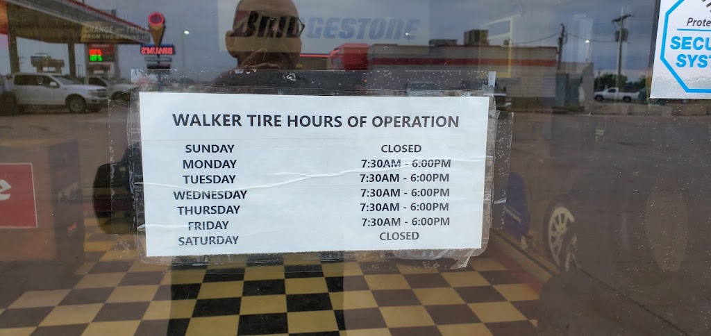 Walker Tire | 1607 S Main St, Kingfisher, OK 73750, USA | Phone: (405) 375-5954